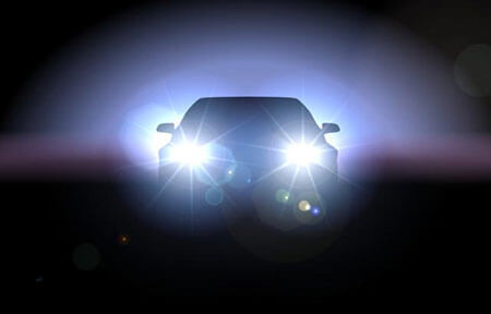 Headlights on Cars Killeen Texas